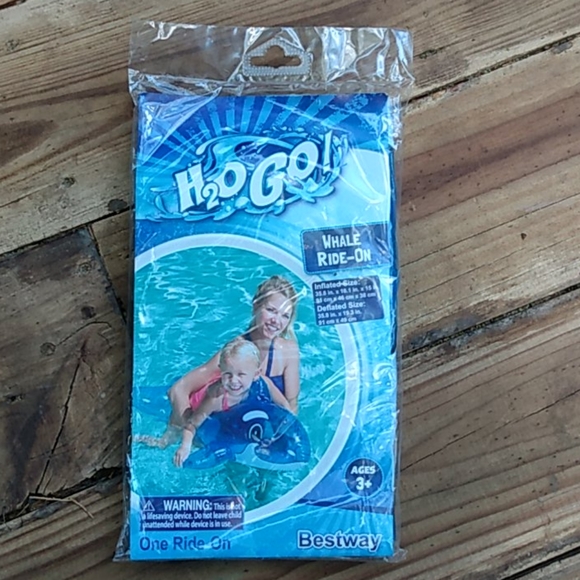 H20 Go Whale Ride on Pool Float Toy - Picture 9 of 10